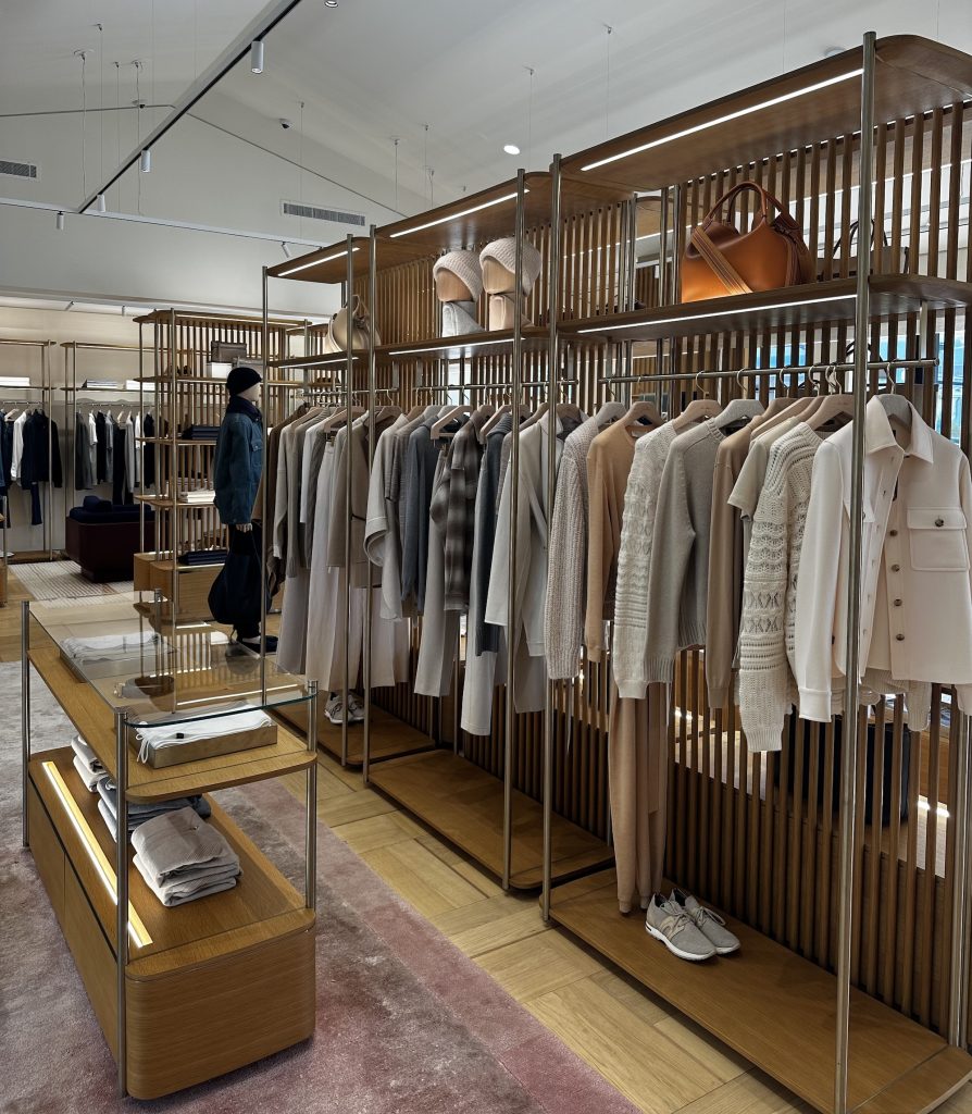 The resort is a shopper's paradise with on-site boutiques like Loro Piana. Photo by Fran Miller
