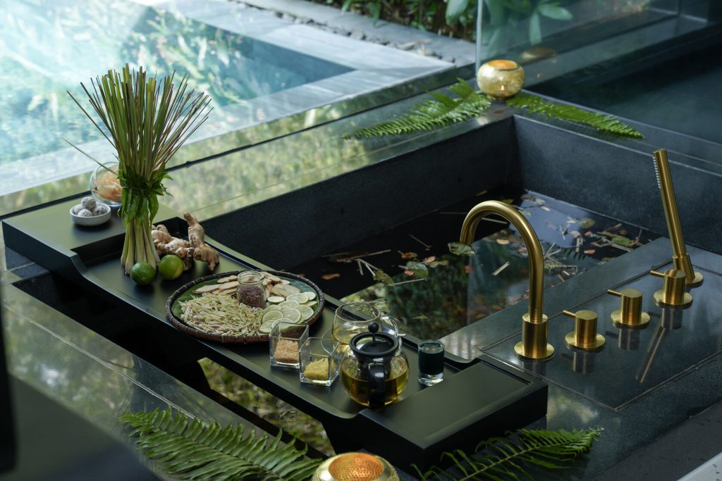 Spa treatments span Reiki massage to bath rituals