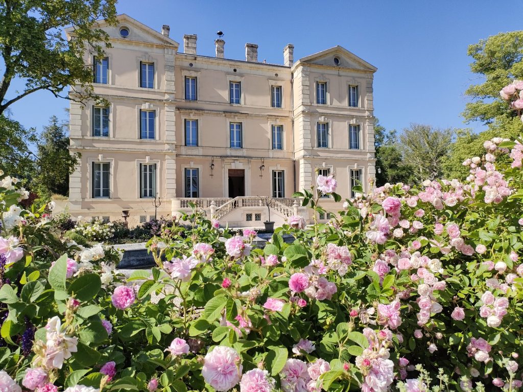 Chateau de Montcaud rose gardens